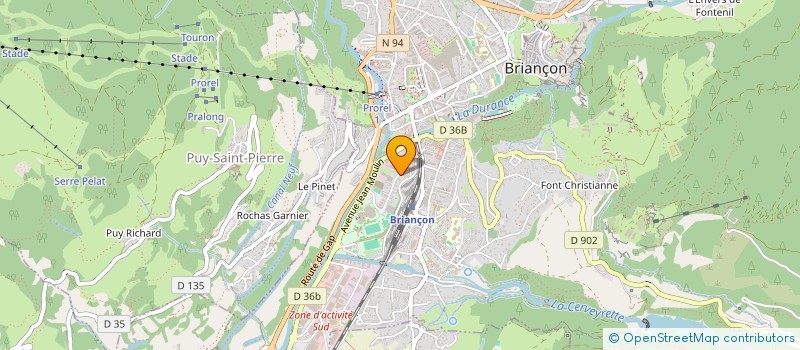 localisation de l'entreprise FONCIERE 1326 à BRIANCON