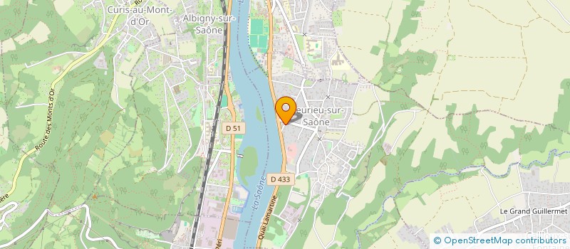 localisation de l'entreprise FONCIERE 238  FLEURIEU-SUR-SAONE