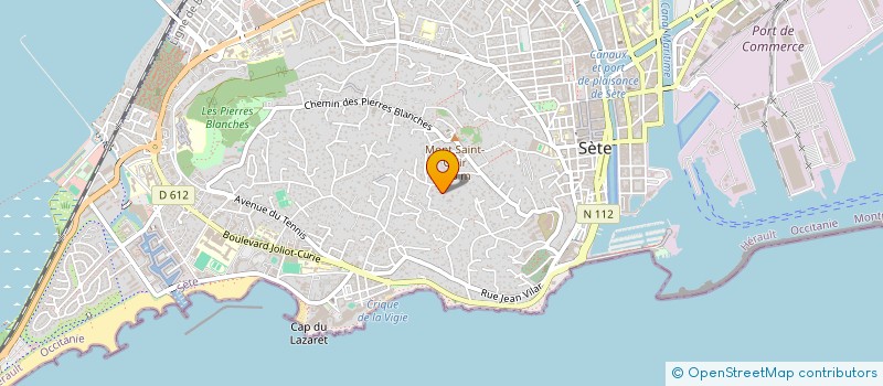 localisation de l'entreprise FONCIERE 2F2G à SETE