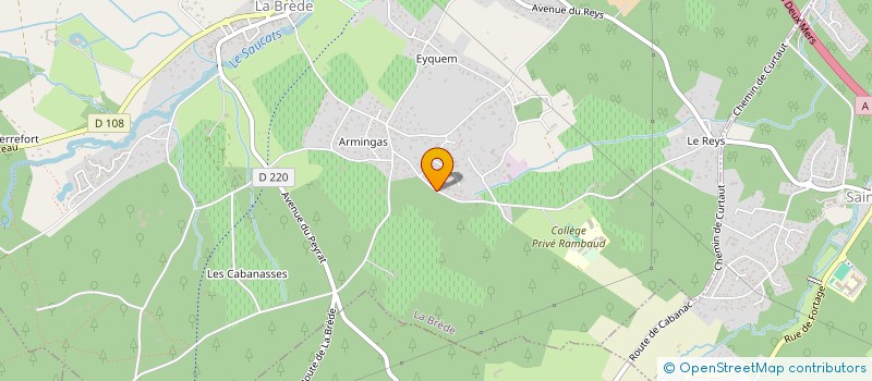 localisation de l'entreprise FONCIERE 360  LA BREDE