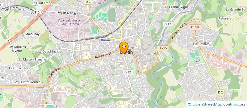 localisation de l'entreprise FONCIERE 4  DINAN