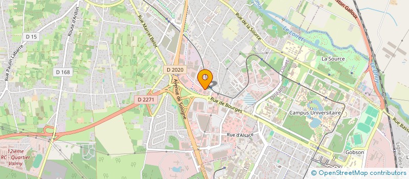 localisation de l'entreprise FONCIERE 45 à OLIVET