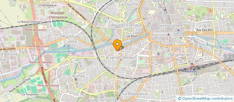 localisation de l'entreprise FONCIERE 5PC  RENNES