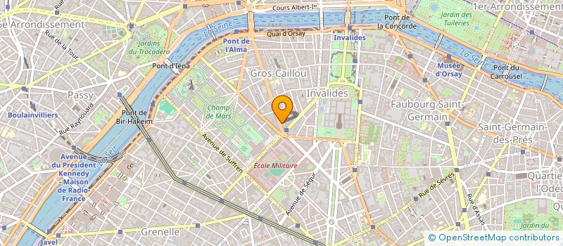 localisation de l'entreprise FONCIERE 81 BOSQUET  PARIS