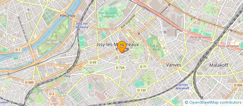 localisation de l'entreprise FONCIERE 86 à ISSY-LES-MOULINEAUX