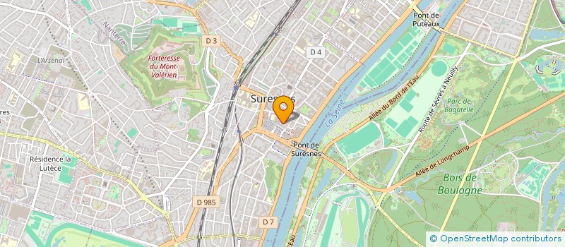 localisation de l'entreprise FONCIERE A. BLANCHE à SURESNES