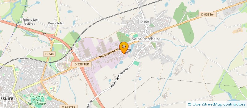 localisation de l'entreprise FONCIERE A.F.  BRESSUIRE