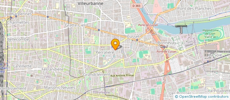 localisation de l'entreprise FONCIERE ABIS  VILLEURBANNE