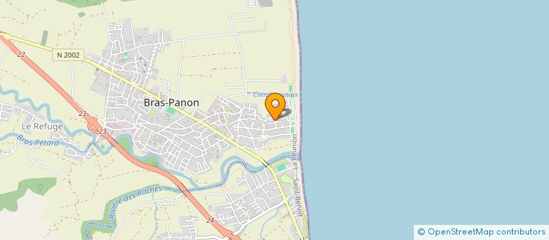 localisation de l'entreprise FONCIERE AGATHIS  BRAS-PANON