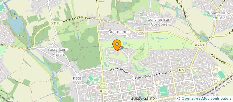 localisation de l'entreprise FONCIERE AGK  BUSSY-SAINT-GEORGES