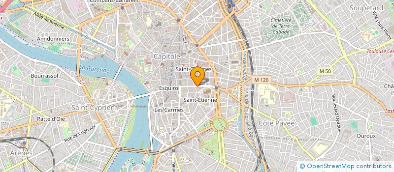 localisation de l'entreprise FONCIERE AGORA à TOULOUSE