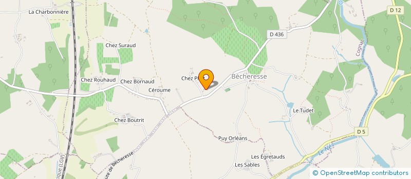 localisation de l'entreprise FONCIERE AGRI STEPHANE MOREAU  BECHERESSE