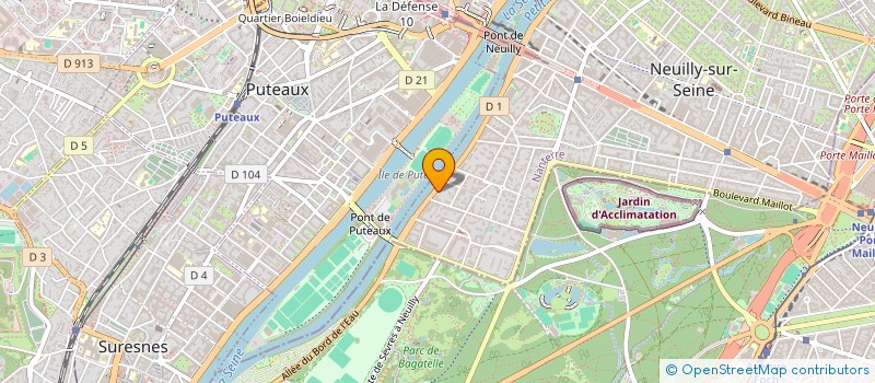localisation de l'entreprise FONCIERE ALB à NEUILLY-SUR-SEINE