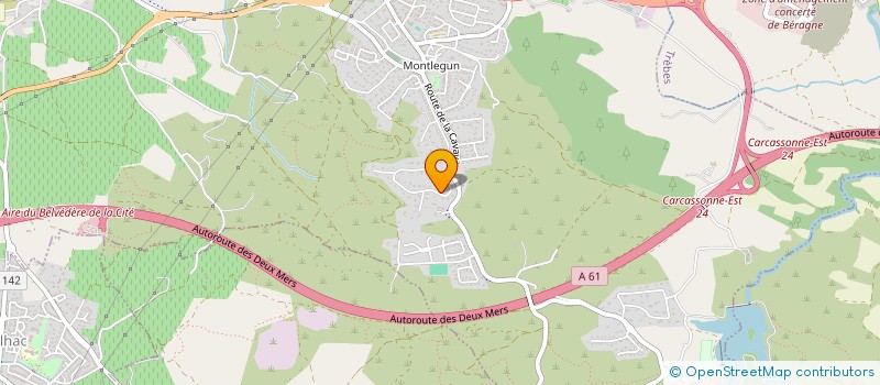 localisation de l'entreprise FONCIERE ALCA à CARCASSONNE