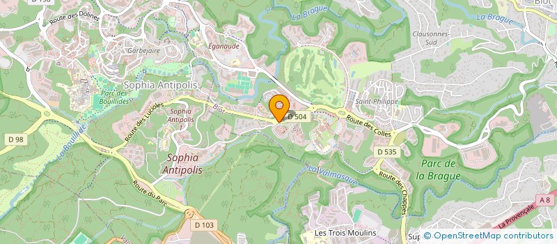 localisation de l'entreprise FONCIERE ALGO  BIOT