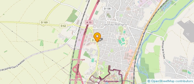 localisation de l'entreprise FONCIERE AMENAGEMENT  JAUNAY-MARIGNY