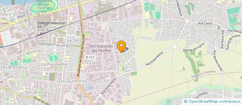 localisation de l'entreprise FONCIERE APC  DECINES-CHARPIEU