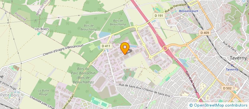 localisation de l'entreprise FONCIERE ARKADIA  TAVERNY