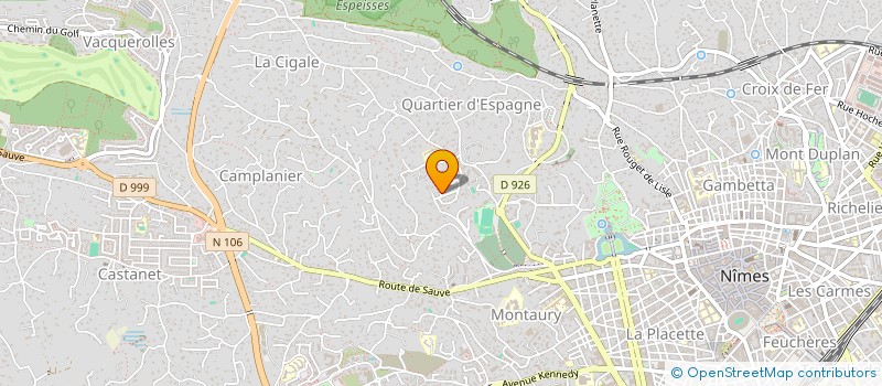 localisation de l'entreprise FONCIERE ARNOULT  NIMES