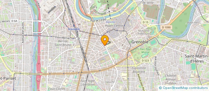 localisation de l'entreprise FONCIERE ASLRA  GRENOBLE