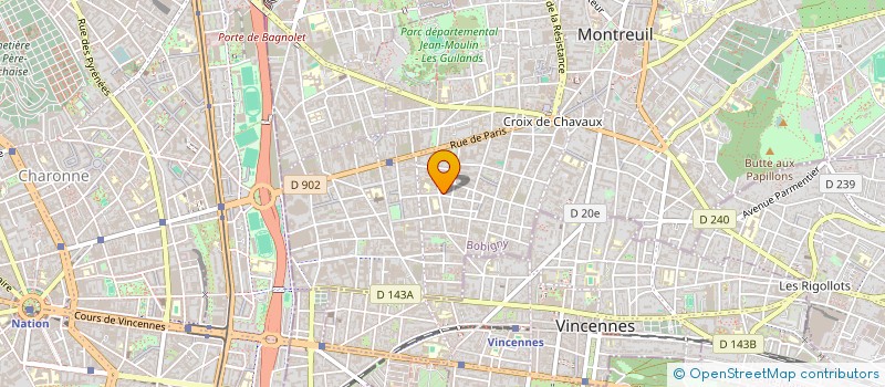localisation de l'entreprise FONCIERE ATLAS à MONTREUIL