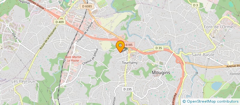 localisation de l'entreprise FONCIERE AVENIR D' AZUR à MOUGINS