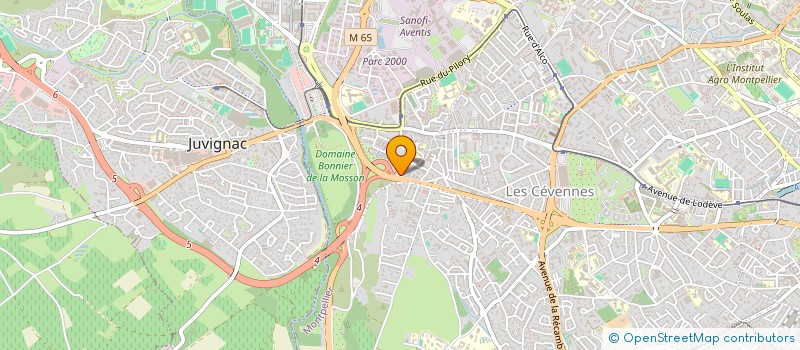 localisation de l'entreprise FONCIERE AVRILLEAU à MONTPELLIER
