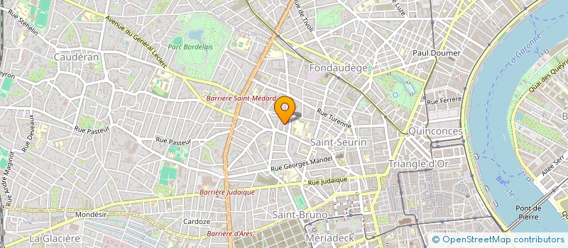 localisation de l'entreprise FONCIERE AYA  BORDEAUX