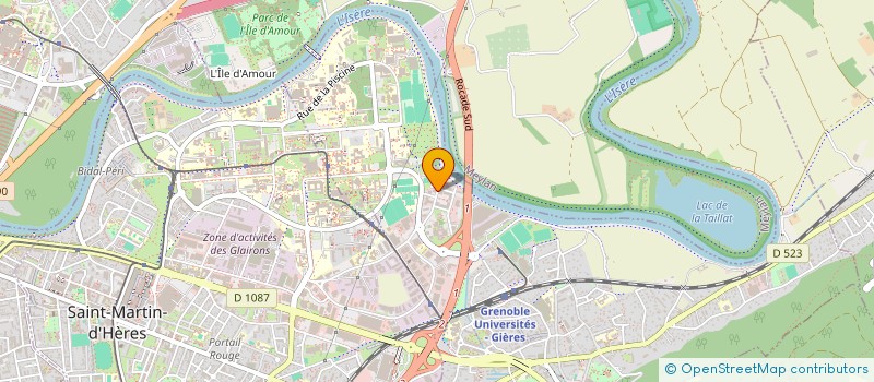 localisation de l'entreprise FONCIERE AZUREENNE CHAMBERY  GIERES