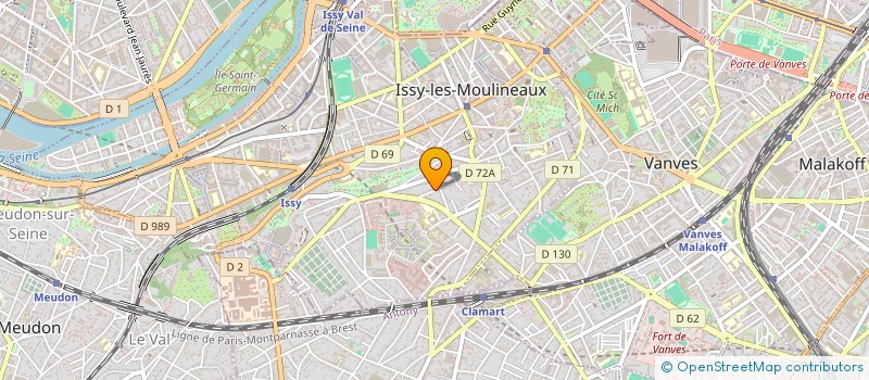 localisation de l'entreprise FONCIERE BACHELOT à ISSY-LES-MOULINEAUX