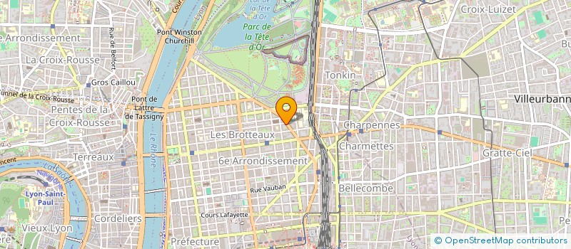 localisation de l'entreprise FONCIERE BAGAS  LYON