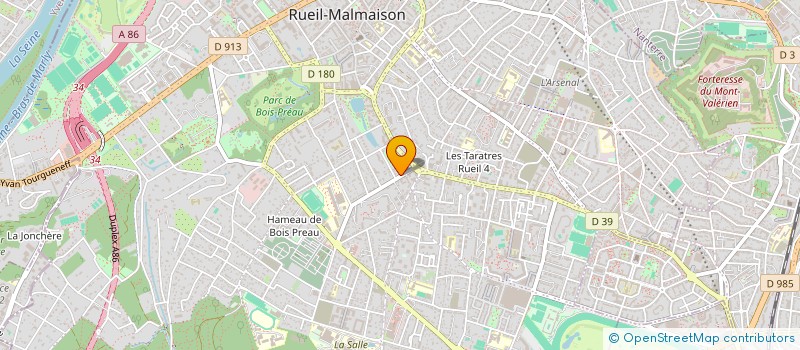 localisation de l'entreprise FONCIERE BALANDREAUD & CIE à BOULOGNE-BILLANCOURT