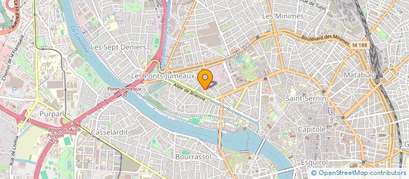 localisation de l'entreprise FONCIERE BANQUE POPULAIRE DU NORD à TOULOUSE