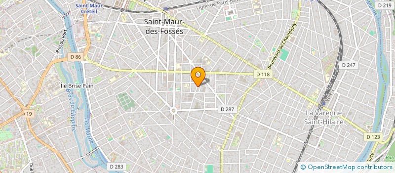 localisation de l'entreprise FONCIERE BARBES à SAINT-MAUR-DES-FOSSES