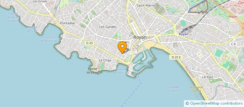 localisation de l'entreprise FONCIERE BC2  ROYAN