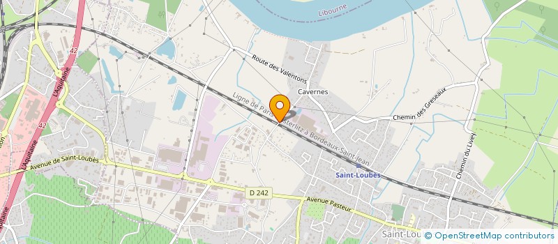 localisation de l'entreprise FONCIERE BCF  SAINT-LOUBES