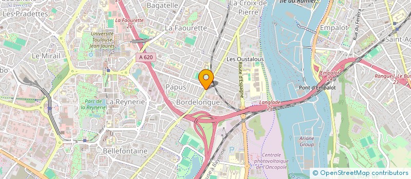 localisation de l'entreprise FONCIERE BECK LUSSAN à TOULOUSE