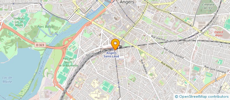 localisation de l'entreprise FONCIERE BEL AIR  ANGERS