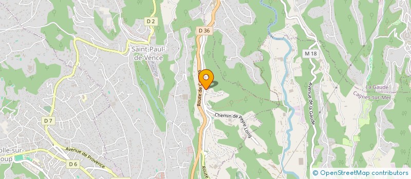 localisation de l'entreprise FONCIERE BELICCHI à SAINT-PAUL-DE-VENCE