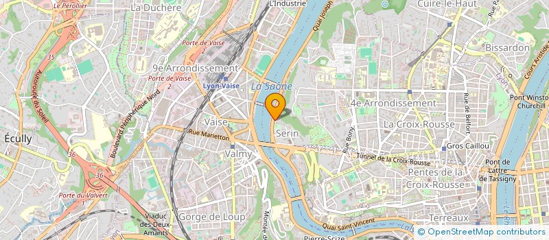 localisation de l'entreprise FONCIERE BERANGER  LYON