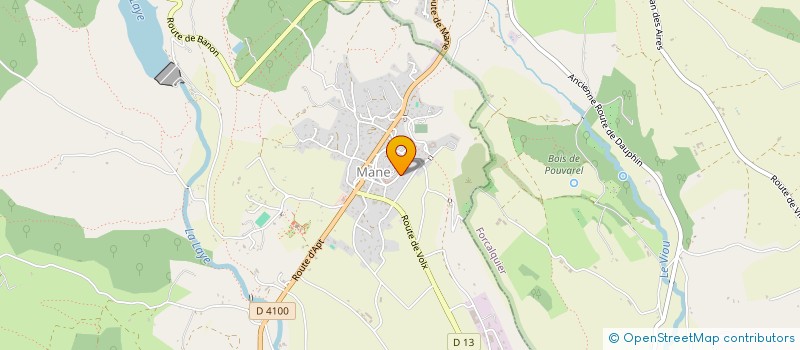 localisation de l'entreprise FONCIERE BERTEC FAYET  FORCALQUIER