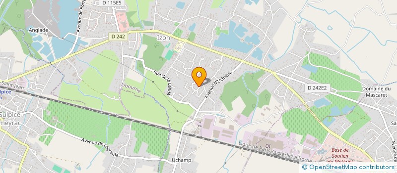 localisation de l'entreprise FONCIERE BERTHOMIEU  IZON