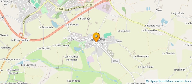 localisation de l'entreprise FONCIERE BETIN  SAINT-ONEN-LA-CHAPELLE