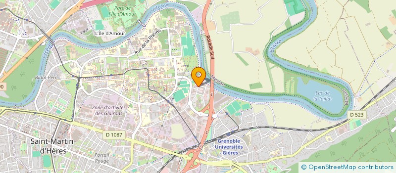 localisation de l'entreprise FONCIERE BOCA CEDRE  GIERES