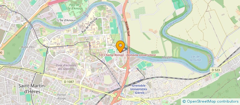 localisation de l'entreprise FONCIERE BOCA G1  GIERES