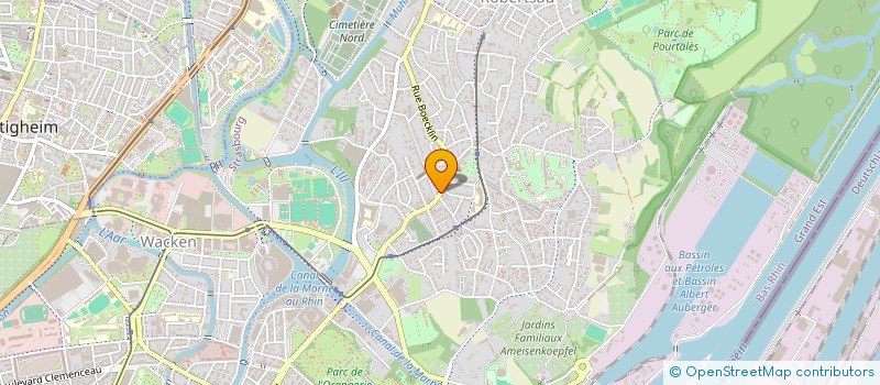 localisation de l'entreprise FONCIERE BOECKLIN à STRASBOURG