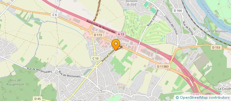 localisation de l'entreprise FONCIERE BOIS ENERGIE  ORGEVAL