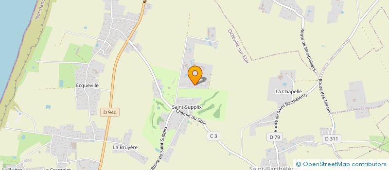 localisation de l'entreprise FONCIERE BONCOU à OCTEVILLE-SUR-MER