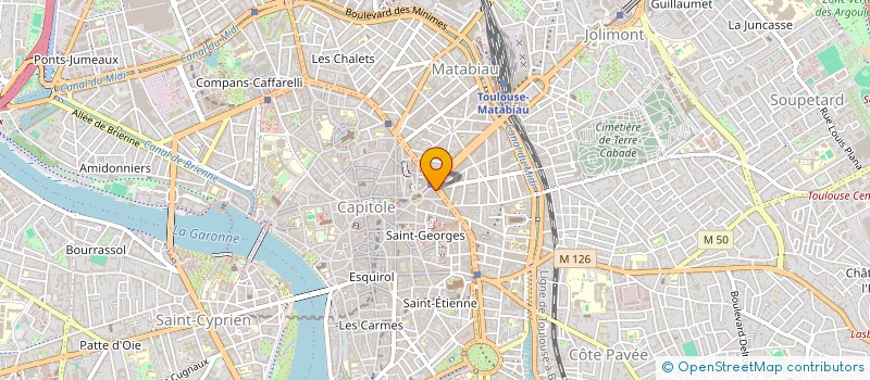 localisation de l'entreprise FONCIERE BORDEROUGE à TOULOUSE