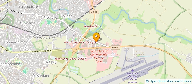 localisation de l'entreprise FONCIERE BOULAND à NIORT